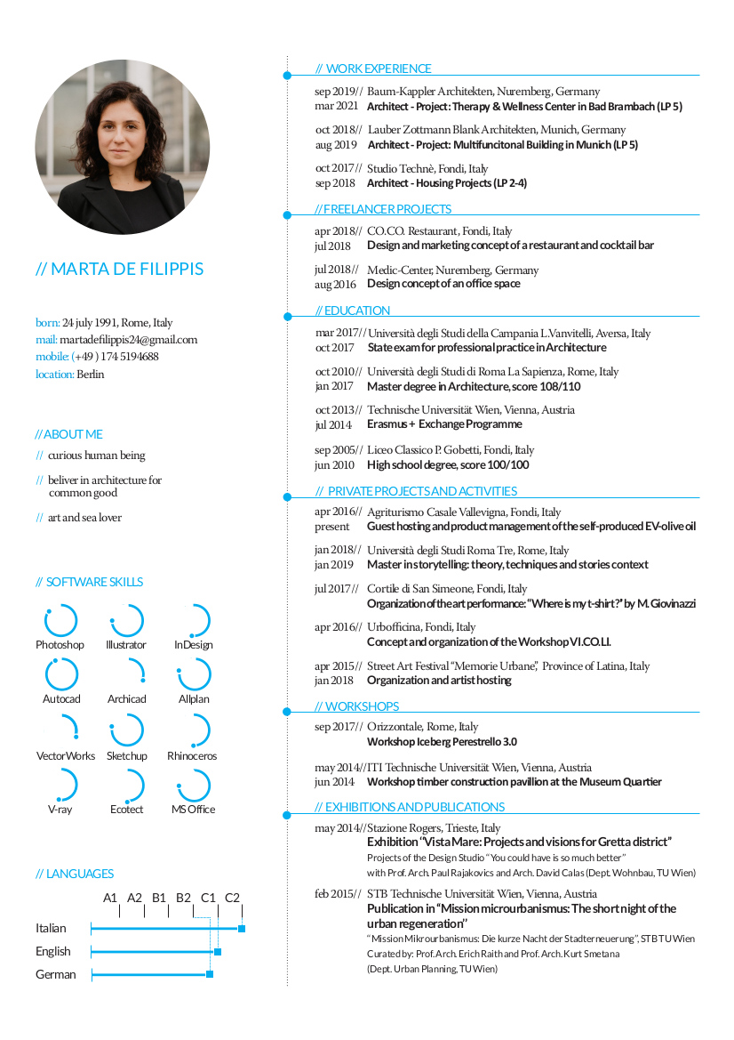 CV Marta De Filippis